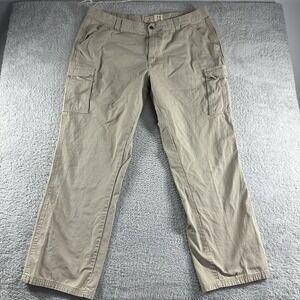 Red‎ Head Cargo Pants Mens 44x34 Rip Stop Khaki Beige Brown Hiking Outdoors